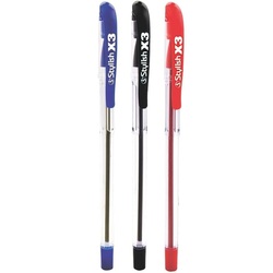 Stylish X3 Ball Pen 10Nos - Black